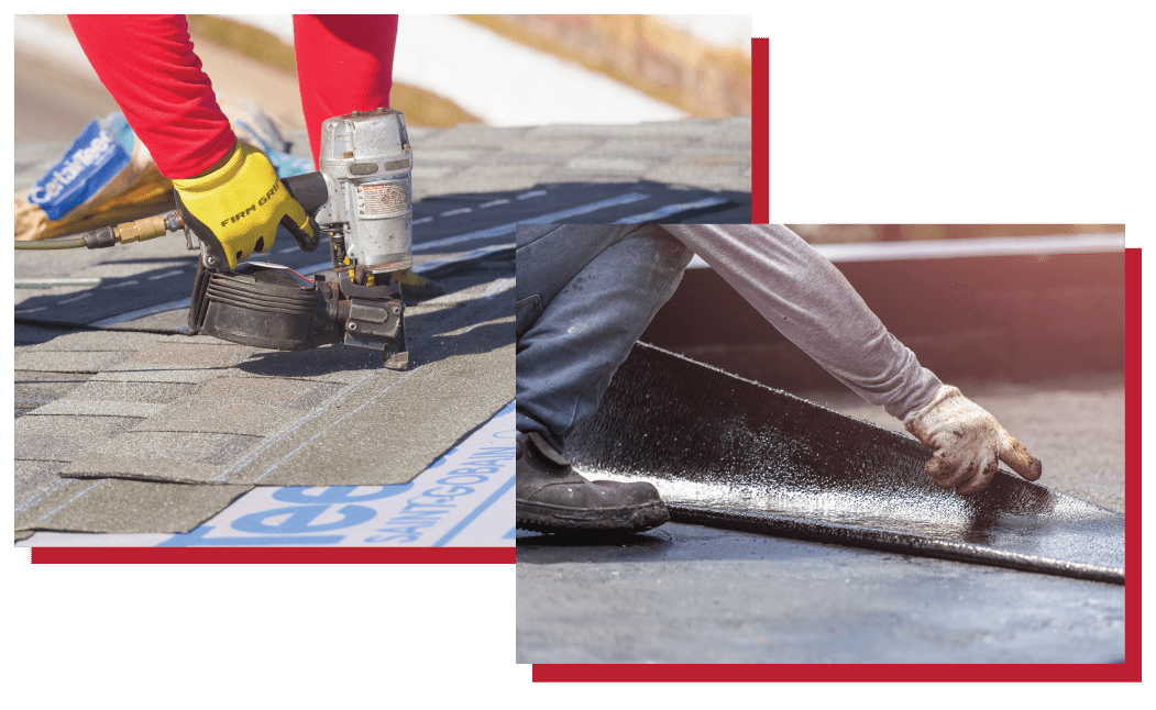 New Era Roofers at work on a Commercial Roof